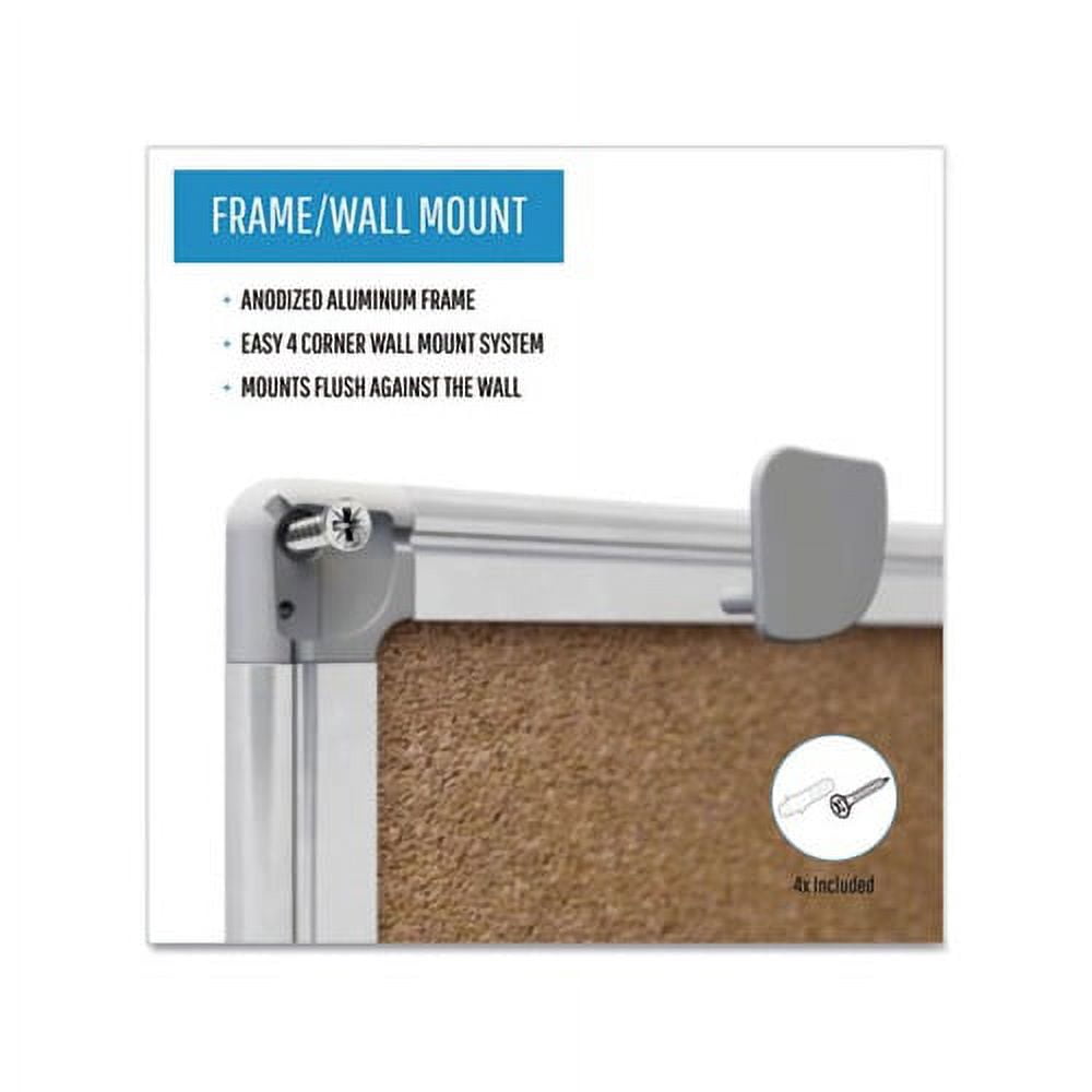 Earth It! Aluminum Frame Cork Board