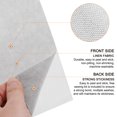 thumbnail image 4 of Uxcell Linen Repair Patches Self-Adhesive Fine Linen Couch Fabric Patches Tape Can Be Used for Furniture White 15 3/4"x157.5", 4 of 6