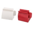 thumbnail image 4 of relayinert Toothpaste Device Multifunctional Toothpaste Dispenser Facial Cleanser Squeezer Clips Manual Toothpaste Tube Squeezer Press White 1Set, 4 of 6