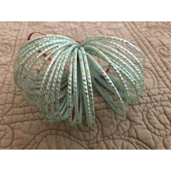 Pakistani Indian Women Traditional Green 24 Glass Bangles Ballet Bollywood 2.25 New