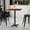Mahogany, variant on BizChair 30'' Square Natural Laminate Table Top with 22'' x 22'' Bar Height Table Base
