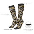 thumbnail image 4 of Picia Women Crew Soft Moisture-wicking Socks The running horses Pattern Design Cotton Socks, One Size fit All, 4 of 6