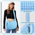 thumbnail image 2 of Luxury Soft Quilted Puffer Tote Bag Purse Puffy Crossbody Shoulder Bag for Women,Lightweight Nylon Hobo Bag Puffer Carryall Bag for Women Girl, 2 of 4