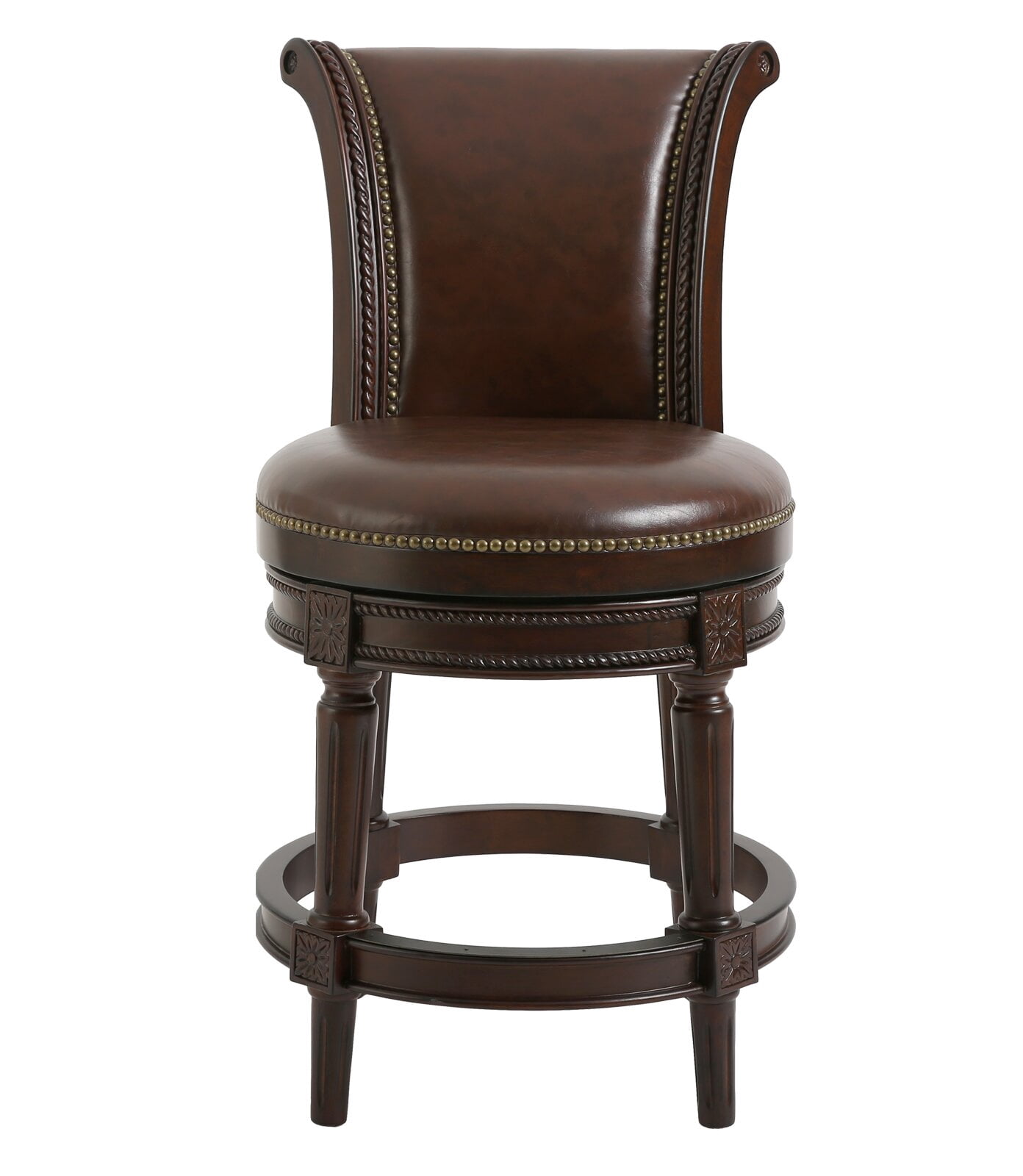Santino Swivel 25" Counter Stool, 15.5'' H, Sturdy construction