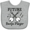 thumbnail image 3 of Inktastic Future Banjo Player Boys or Girls Baby Bib, 3 of 4