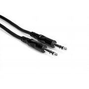 Hosa CSS-105 1/4 inch TRS to 1/4 inch TRS Balanced Interconnect Cable, 5 Feet, Black