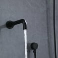 thumbnail image 3 of Wall Mount Shower Faucet Set with 360 Degree Rotatable Tub Spout and 3-Cross Handles with Rough-in Valve, 3 of 5