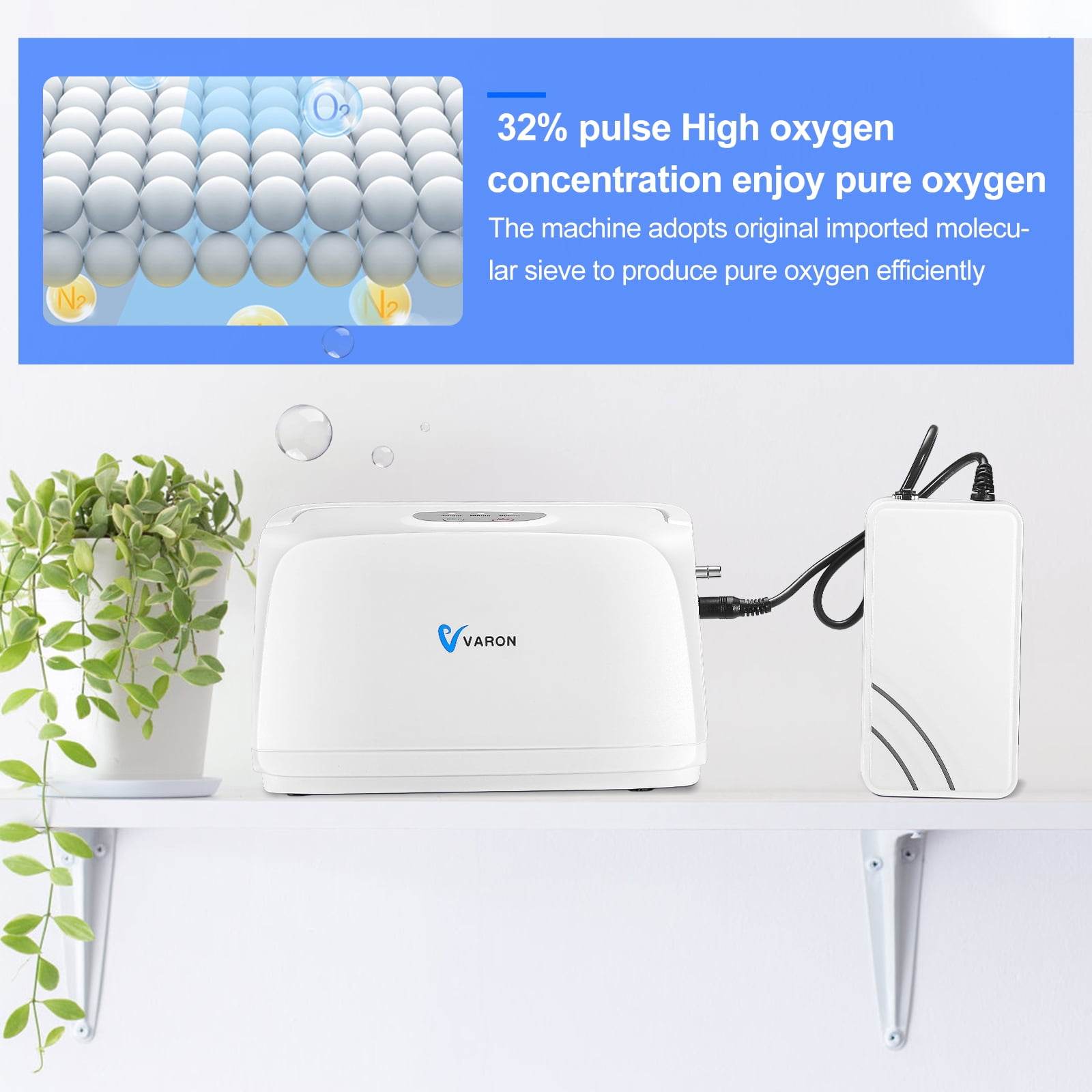 YANGKING Portable&3L O2 Tube Machine, Home&Travel&Use,ÇoncnetraTOR, Lightweight &33% 𝗐𝗂th full-sets Accessories,Ideal For Hiking