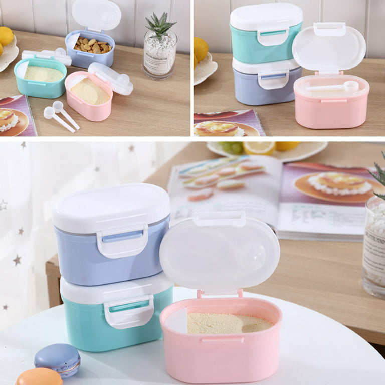 Bueautybox Baby Formula Dispenser, Portable Travel Milk Powder Formula  Container Candy Fruit Snack Storage Container with Scoop and Leveller,  On-The-Go, BPA Free 