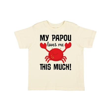 

Inktastic My Papou Loves Me Gift Toddler Boy or Toddler Girl T-Shirt