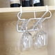 thumbnail image 3 of Soporte para copas de vino, estante para copas de vino debajo del gabinete, soporte para copas de vino, estética elegante, 3 of 12
