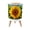 Color 3, variant on Small Trash Can with Lid Black White Peach Blossom Floral Ink Art Flowers Petals 1.8 Gallon Dog Proof Trash Can Round Garbage Can Waste Bin Wastebasket for Bathroom Bedroom Living Room