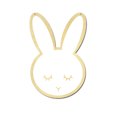 thumbnail image 1 of enqiretly Cartoon Rabbit Shape Wooden Mirror Children Room Home Acrylic Decorative Mirror Ornaments, 1 of 8