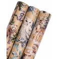 thumbnail image 1 of Rollo de papel para envolver Navidad WRAPAHOLIC Kraft 3 rollos, 1 of 7