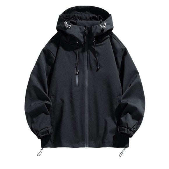 WRKEKC Coupe-Vent Léger Imperméable pour Femmes, Veste de Pluie à Capuche Compressible avec Fermeture Éclair Complète pour Extérieur