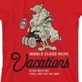thumbnail image 2 of Looney Tunes World Class Acme Vacations Men's Red Graphic Tee-Small, 2 of 4
