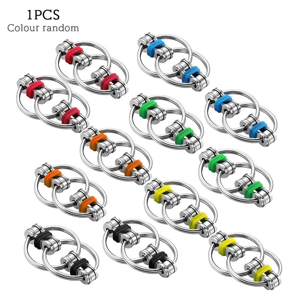 Fidget Bike Chain Ring Stress Relief Toy Choice of Colours UK SELLER New 