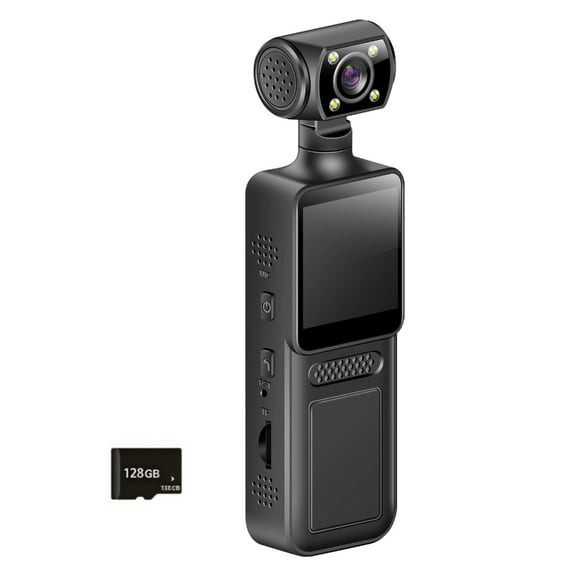 Portable Handheld 4K Pocket Camera 180 Degree Rotating Camera Portable Wifi Video Recorder Cycling Sports Camcorder