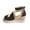 Black, variant on CQONEPT Wedge Sandals for Women Comfortable: Platform Sandalias Women - Slip on Shoes Sandals Dressy Summer Black Size 9