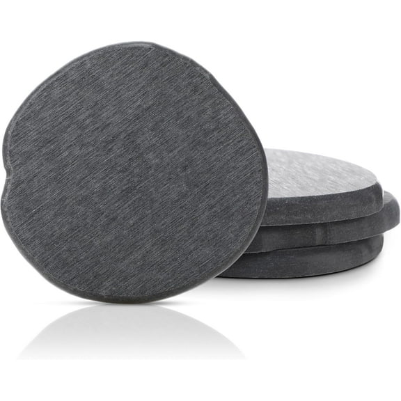 Diatomaceous Earth Coasters Set of 4, Cool Absorbent Quick-Drying Drink Coasters for Your Desk, Cute Modern Stone Design, Stylish Aesthetic