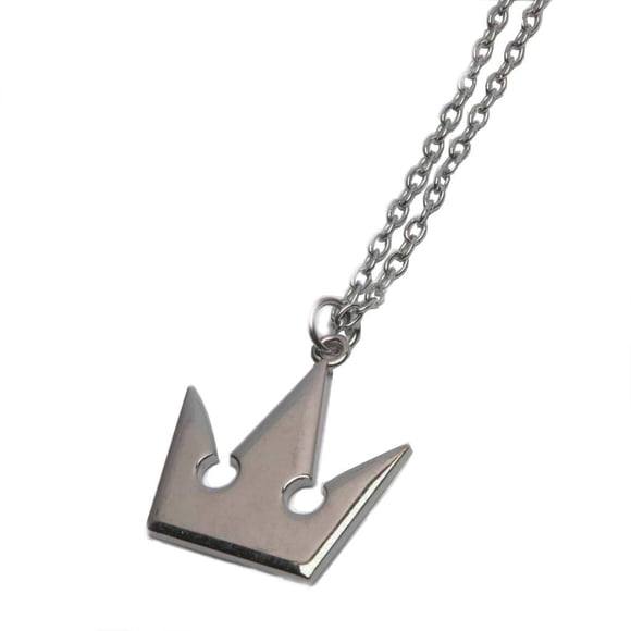 Collar MEETCUTE con colgante de corona plateada de Kingdom Hearts Sora