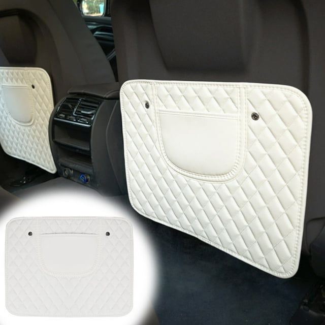 Almohadilla protectora para el respaldo del asiento del automóvil, blanca, para el respaldo del asiento, almohadilla protectora general para niños, modelo de almohadilla protectora, almohadilla de pre