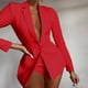 thumbnail image 1 of Blazers de negocios para mujer Chaqueta de traje de oficina de manga larga delgada con cuello excepcional informal Fridja po5477, 1 of 8