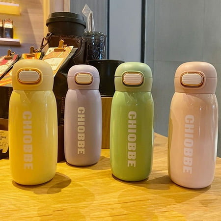 

Bcloud 400ML Water Bottle Safety Lock Direct Drinking Stainless Steel Outdoor Sport Camping Vacuum Bottle for Children
