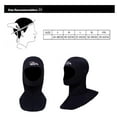 thumbnail image 4 of Capucha de Neopreno perfecl para buceo Adultos Negro S, 4 of 7