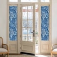 thumbnail image 2 of Navy Blue Coral Coastal Window Privacy Film, Ocean Nautical Seaside Beach Static Cling UV Sun Blocking Heat Control Window Tint Day and Night, Non-Adhesive One Way Windows Privacy Cover 17.7''x78.7'', 2 of 7