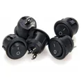 thumbnail image 2 of Round Rocker Switch LED Illuminated Car Dashboard 12V (10Pcs), 2 of 5