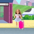 thumbnail image 2 of LINXUXIE 18 Inch Doll Suitcase Travel Luggage Play Accessories,Doll Clothes,Unicorn Pillow, Mobile Phone Travel Set Toys for Kids Ages 3-12 Girls Gifts, 2 of 8
