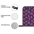 thumbnail image 4 of Cauagu Rose Flowers Print Oven Mitts and Pot Holders 4 pcs Set,Extra Thicken Long Kitchen Oven Glove Potholders BBQ Gloves-Oven Mitts and Pot Holders(11 Inch), 4 of 6