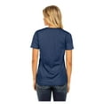 thumbnail image 5 of Women's New Era Navy Atlanta Braves Little Miss 2 V-Neck T-Shirt, 5 of 5