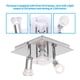 thumbnail image 4 of Luz De Techo Led Focos De Techo Redondos Lámpara De Luz Para Sala De Estar Cocina Minnieouse HA025101-04, 4 of 5