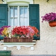 thumbnail image 2 of ZOELNIC Artificial Flowers Outdoor 6 Bundles UV Resistant Fake Flowers for Outside No Fade Faux Plastic Plants Garden Porch Window Box Decorating (Purple), 2 of 12