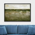thumbnail image 2 of wall26 Framed Canvas Print Wall Art Pastel Grunge Minimal Green Valley Landscape Abstract Shapes Illustrations Modern Art Decorative Contemporary for Living Room, Bedroom, Office - 24x36 Black, 2 of 5