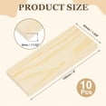 thumbnail image 2 of Uxcell 10Pcs Tiras de Madera, 11/32" x 1‑5/8" x 4" Palitos de Madera Delgados, Dowel de Madera Cuadrada Sin Terminar para Manualidades DIY y Fabricación de Modelos - 9x40x100mm, 2 of 7
