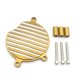 thumbnail image 3 of Cubierta de motor derecha de aluminio CNC Dovewill para Honda CMX 300 500 17-19 amarillo, 3 of 6