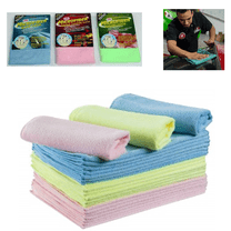 Pack of 4 Microfiber Cleaning Cloth Rag Car Polishing Detailing Towels 12"x16"