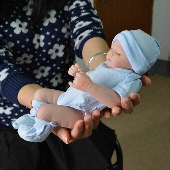 Adorable Reborn Dolls Very Small Preemie Girl Doll Newborn Doll Full Body Vinyl Mini Girl Doll Gift