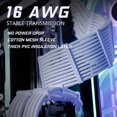 thumbnail image 4 of Cable de extensión para fuente de alimentación AsiHorse, 16 AWG, 30 cm, con kit de peine, 4 of 8