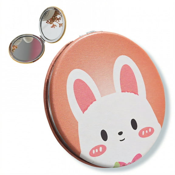 ACDANC Compact Mirror,Hand Grip Comfort Lightweight Travel Makeup Mirror,Style1