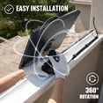 thumbnail image 6 of Solar Panel for Security Camera 10W 5V Outdoor Continuous Power Supply with 360 Degree Mounting Bracket 9.84 FT USB-C Cable, 6 of 6