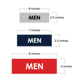 thumbnail image 2 of Basic Men Women Sign Set (Red) - Large, 2 of 5