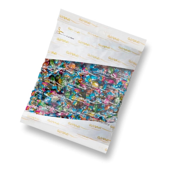 Glitterati Tropical Fruits Miniature Hard Candy Individually Wrapped, 14 Oz Bag