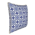 thumbnail image 2 of Kll Blue And White Porcelain Chinaware Decorative Throw Pillow Covers Velvet Soft For Couch Sofa Bedroom Living Room Outdoor -16"X16", 2 of 8