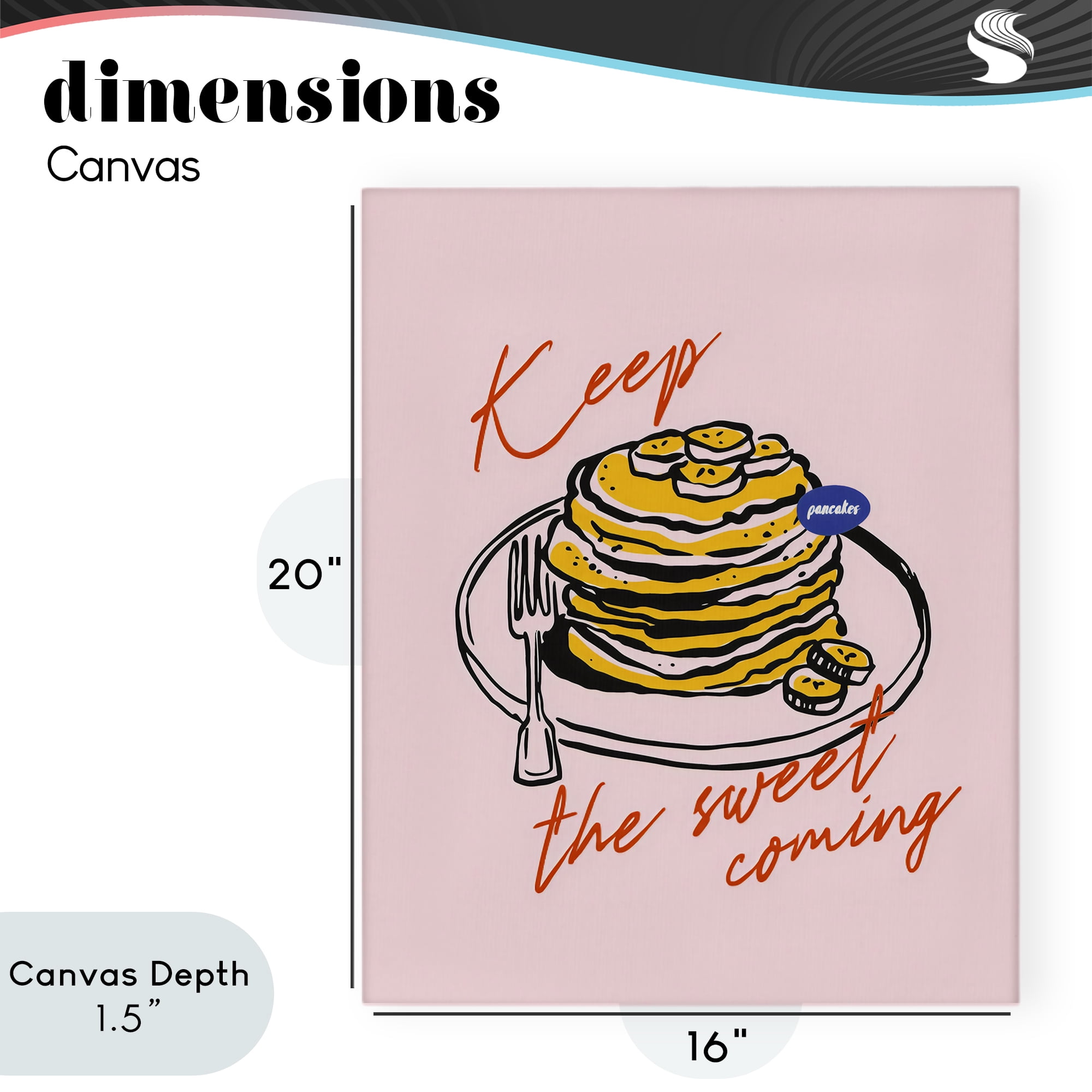 Stupell Industries Keep The Sweet Coming Canvas Wall Art, design by The Prints Vibe