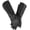 Black Medieval Glove Set, variant on Men Medieval Costume Glove Real Sheepskin Leather Long Swordsman Steampunk Cosplay Gauntlet Maroon -S