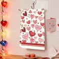 thumbnail image 6 of Valentine Kitchen Towels, 2-Pack Drying Cloths, Heart Print Tea Towels for Cooking and Baking, 23.6x15.8 inch, 6 of 6